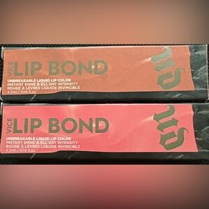 2 NWOT Vice Lip Bond Unbreakable Liquid Lip, 0.14 fl oz/4.2 mL